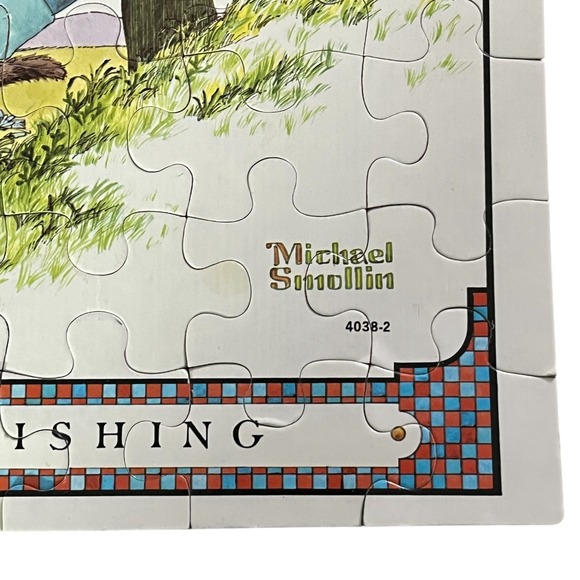 Vintage Sesame Street Bert and Ernie Summer Gone Fishing 60 Piece Puzzle 1980 - Picture 4 of 16